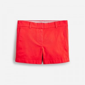 Belvedere Red J.Crew 4" stretch chino short | J.Crew Factory | FQBWG9806