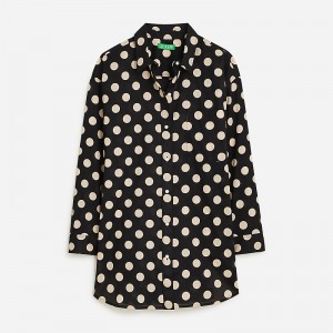 Black Dot J.Crew Cotton voile beach shirt | J.Crew Factory | DXILG6092