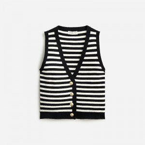 Black Ivory J.Crew Emilie sweater-vest | J.Crew Factory | FSXHO7594