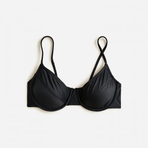 Black J.Crew 1993 underwire bikini top | J.Crew Factory | ZAGOC1675