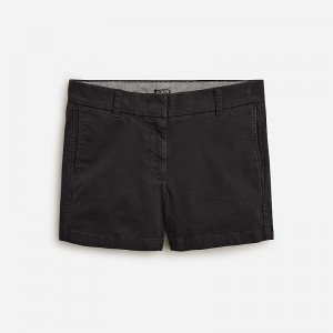 Black J.Crew 4" stretch chino short | J.Crew Factory | ULQHY3840