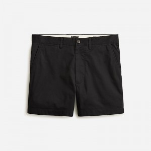 Black J.Crew 5" stretch chino short | J.Crew Factory | TLYQX9260