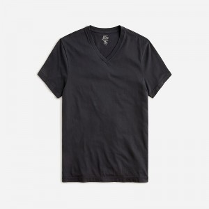 Black J.Crew Broken-in short-sleeve V-neck T-shirt | J.Crew Factory | LMPFH9431