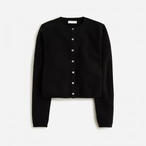 Black J.Crew Cardigan sweater in TENCEL™-lyocell | J.Crew Factory | CASYU2701