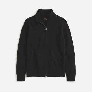 Black J.Crew Cashmere full-zip sweater | J.Crew Factory | PEWHX7980