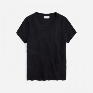 Black J.Crew Cashmere relaxed T-shirt | J.Crew Factory | ZJQAY2584