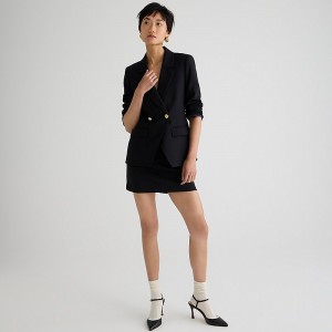 Black J.Crew Devon blazer in Italian city wool blend | J.Crew Factory | YHETD2509