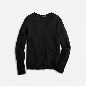 Black J.Crew Halle crewneck sweater | J.Crew Factory | NIZQK4596