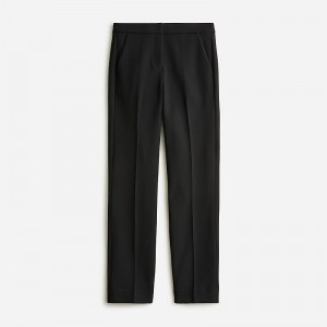 Black J.Crew Kate straight-leg pant in four-season stretch | J.Crew Factory | AOSLV1760