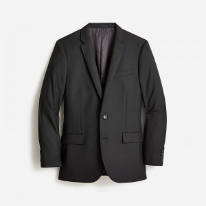 Black J.Crew Ludlow Slim-fit suit jacket with double vent in Italian wool | J.Crew Factory | TKGBN4258