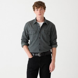 Black J.Crew Midweight denim workshirt | J.Crew Factory | FTXBU3142