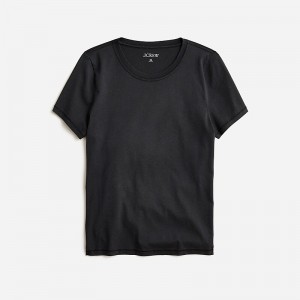 Black J.Crew Pima cotton slim-fit T-shirt | J.Crew Factory | UYKXS8012