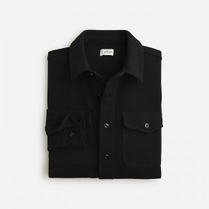 Black J.Crew Seaboard soft-knit shirt | J.Crew Factory | JRICE1064