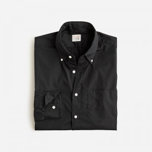 Black J.Crew Secret Wash cotton poplin shirt | J.Crew Factory | BIAZT9062