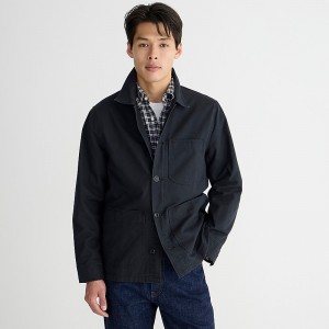 Black J.Crew Wallace & Barnes lightweight twill chore jacket | J.Crew Factory | ZDJXI9018