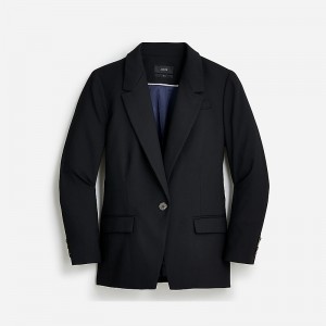 Black J.Crew Willa blazer in Italian city wool blend | J.Crew Factory | MEWCB0485