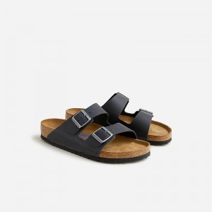 Black Oiled Leather J.Crew Birkenstock® Arizona soft-footbed sandals | J.Crew Factory | RZBSX7105