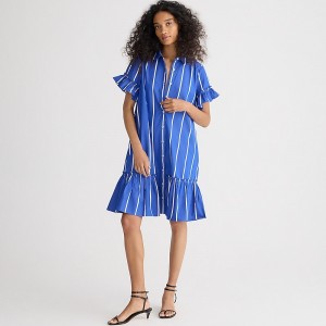 Blue J.Crew Amelia shirtdress in Liberty® Eliza's Red fabric | J.Crew Factory | GZTIW0163