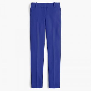 Bright Indigo J.Crew Cameron slim cropped pant in four-season stretch | J.Crew Factory | SPZRI9347