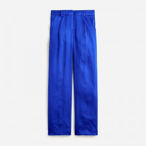 Brilliant Cove J.Crew Straight-leg essential pant in luster crepe | J.Crew Factory | BMYKP5603