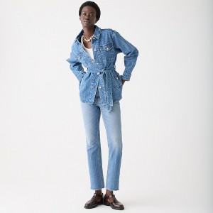 Brommell Wash J.Crew 9" demi-boot crop jean | J.Crew Factory | UHPLY7356