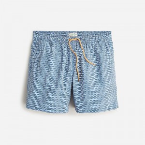 Brook Blue Cloud J.Crew 6" stretch swim trunk with ECONYL® nylon | J.Crew Factory | DVENU6143