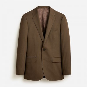 Brown J.Crew Ludlow Slim-fit suit jacket in Italian chino | J.Crew Factory | QNHRZ5086