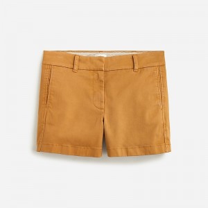 Burnt Caramel J.Crew 4" stretch chino short | J.Crew Factory | ELOIM7905