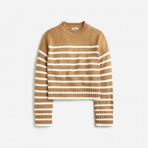 Camel Ivory J.Crew Rollneck™ sweater | J.Crew Factory | THDLP1756