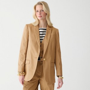 Camel J.Crew Alfie blazer in chino | J.Crew Factory | FKYGN6742