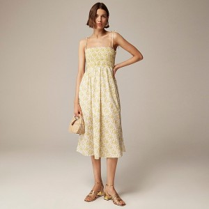 Capel Yellow J.Crew Paloma dress in Liberty™ Capel fabric | J.Crew Factory | MOKYX1263