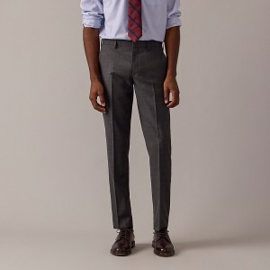 Charcoal J.Crew Ludlow Slim-fit suit pant in Italian stretch worsted wool | J.Crew Factory | XWBOG6407