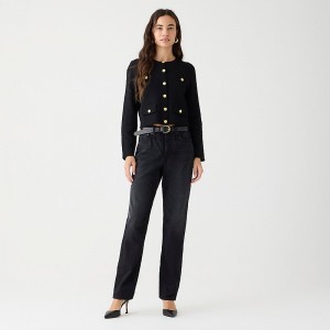 Charcoal Wash J.Crew Mid-rise '90s classic straight-fit jean | J.Crew Factory | QHMXS9314