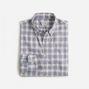 Chris Ivory Blue Hthr J.Crew Secret Wash cotton poplin shirt | J.Crew Factory | QRWZF0672