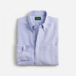 Classic Blue Oxford J.Crew Broken-in organic cotton oxford shirt | J.Crew Factory | BYSIN6058