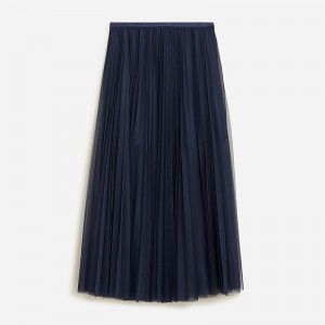 Classic Navy J.Crew Collection layered tulle skirt | J.Crew Factory | ONAVS2345