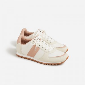 Clay Ivory J.Crew trainers in metallic colorblock | J.Crew Factory | XYTWM7384