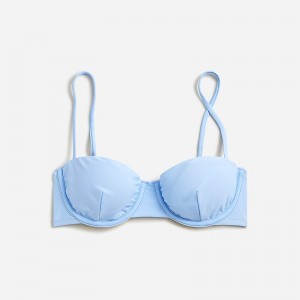 Cornflower Blue J.Crew Balconette underwire bikini top | J.Crew Factory | QJFNI9856