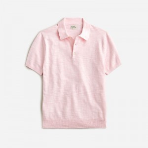 Cotton Candy J.Crew Short-sleeve cotton-blend sweater-polo | J.Crew Factory | BWZXI5491