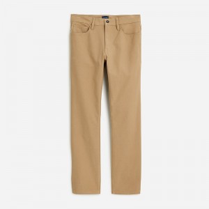 Dark Driftwood J.Crew 770™ straight-fit five-pocket midweight tech pant | J.Crew Factory | JVPCN0297