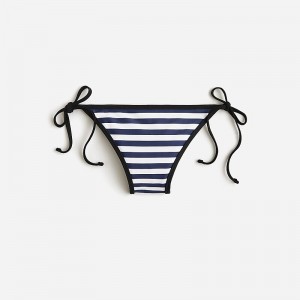 Dark Evening J.Crew String hipster bikini bottom in stripe | J.Crew Factory | DKARU0892