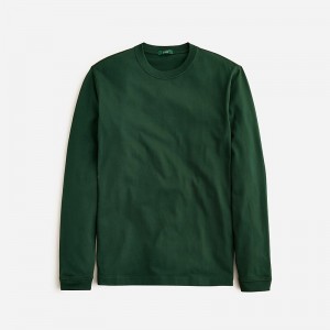 Dark Forest J.Crew Relaxed long-sleeve premium-weight cotton T-shirt | J.Crew Factory | VMSRI1807