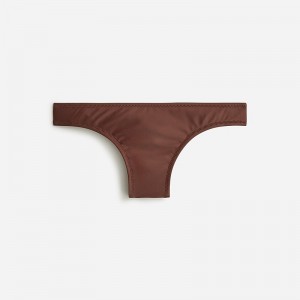 Dark Fudge J.Crew Hipster full-coverage bikini bottom | J.Crew Factory | BCLNG5389