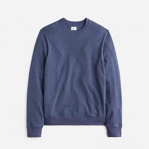 Darkest Indigo Single D J.Crew Long-sleeve textured sweater-tee | J.Crew Factory | HXCBG3164