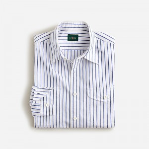 David White Blue J.Crew Lightweight cotton two-pocket workshirt | J.Crew Factory | QTREC2456