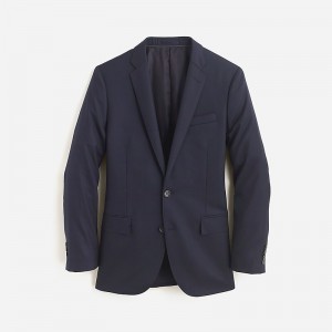 Deep Navy J.Crew Ludlow Slim-fit suit jacket with double vent in Italian wool | J.Crew Factory | AWMIY7310