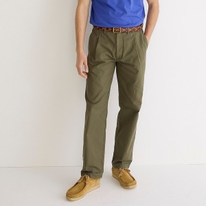 Dill J.Crew Classic Relaxed-fit pleated chino pant | J.Crew Factory | EOZTP3082