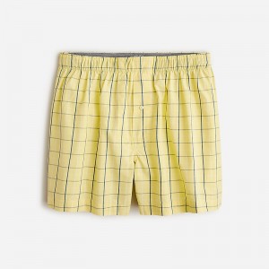 Dillon Pale Yellow Blue J.Crew Patterned boxers | J.Crew Factory | EVFWS6891