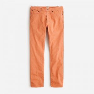 Dusty Orange J.Crew 484 Slim-fit garment-dyed five-pocket pant | J.Crew Factory | RZAPO5182