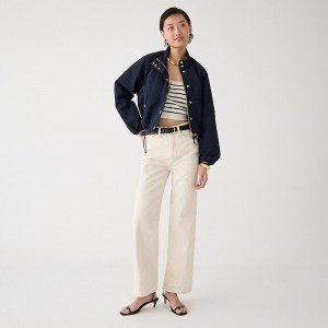 Ecru Wash J.Crew Slim wide-leg jean | J.Crew Factory | CEQLP2438